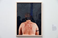 68 Self-Portrait Cutting - Catherine Opie 1993 Whitney Museum Of American Art New York City